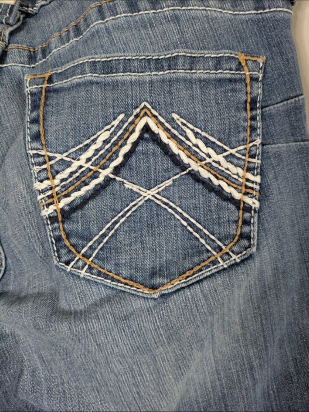 Ariat R.E.A.L. Mid Rise Stretch Whipstitch Boot Cut Jean Size 29 - Picture 6 of 11